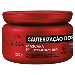 Máscara EUDORA Siáge Cauterização dos Lisos 250g