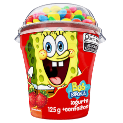 Iogurte BATAVO Bob Esponja Morango Com Confeitos 125g