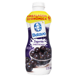 Iogurte Parcialmente Desnatado BATAVO Jabuticaba Embalagem Econômica 1.15kg