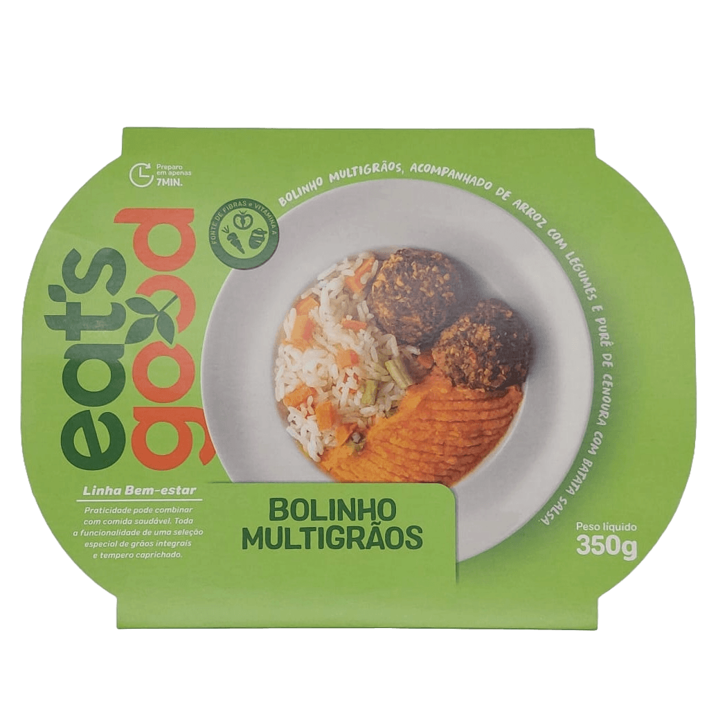 Bolinho EATS GOOD Multigrãos Congelado 350g