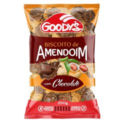 Biscoito GOODY'S Amendoim com Chocolate Crocante Zero Glúten 250g