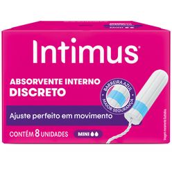 Absorvente Interno INTIMUS® Discreto Mini - 8 un