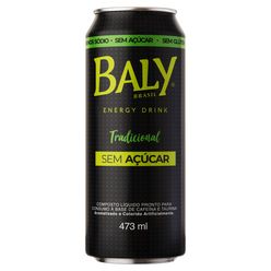 Bebida Energética BALY Sugar Free Zero Açúcar 473ML