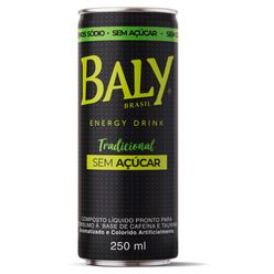 Bedida Energética BALY Tradicional Zero Açúcar 250ml