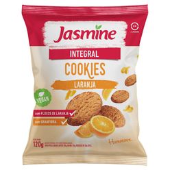 Biscoito JASMINE Cookie Integral Laranja 120g