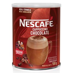 Café Solúvel NESCAFÉ CAPPUCCINO Dois Frades Lata 180g