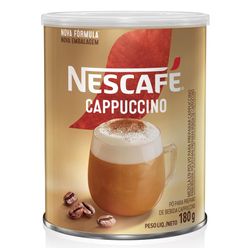 Café Solúvel NESCAFÉ CAPPUCCINO Tradicional Lata 180g