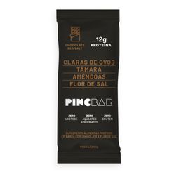 Barra de Proteína PINCBAR Chocolate Sea Salt sem Lactose, sem Açúcar e sem Glúten 50g