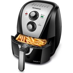 Fritadeira Elétrica Air Fryer MONDIAL 4L  Preto