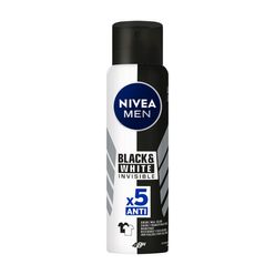 NIVEA MEN Desodorante Aerossol Black & White Invisible Original 150ml