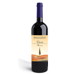 Vinho Tinto Italiano POGGIATICO Chianti Riserva 750ml