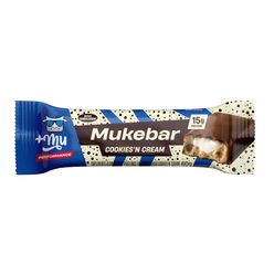 Barra de Proteína +MU Mukebar Cookies'n Cream 15g de Proteína Sem Glúten, Zero Adição de Açúcar 60g