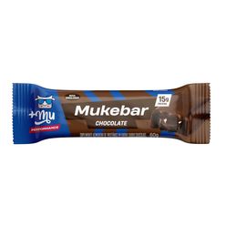 Barra de Proteína +MU Mukebar Chocolate 15g de Proteína Sem Glúten, Zero Adição de Açúcar 60g