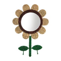 Espelho Flor 45x65cm Fibra Natural - A\BABY