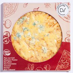 Pizza CHEIRO DE VIDA Low Carb 4 Queijos Sem Glúten Congelada 180g