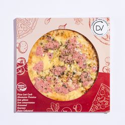 Pizza CHEIRO DE VIDA Low Carb Calabresa Sem Glúten Congelada 180g