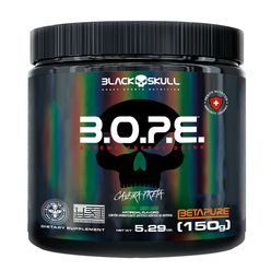 Pré Treino BLACK SKULL B.O.P.E Caveira Preta Limão 150g