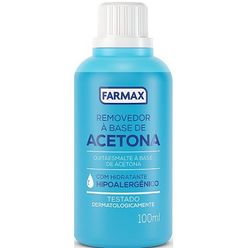 Removedor de Esmalte FARMAX Com Acetona 100ml