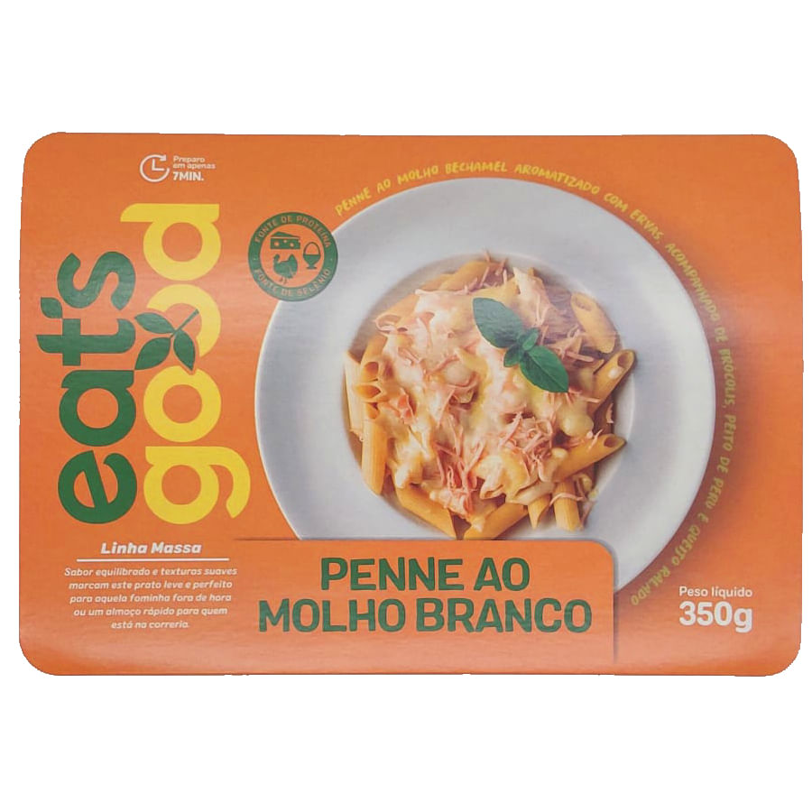 Penne EATS GOOD Ao Molho Branco Congelado 350g