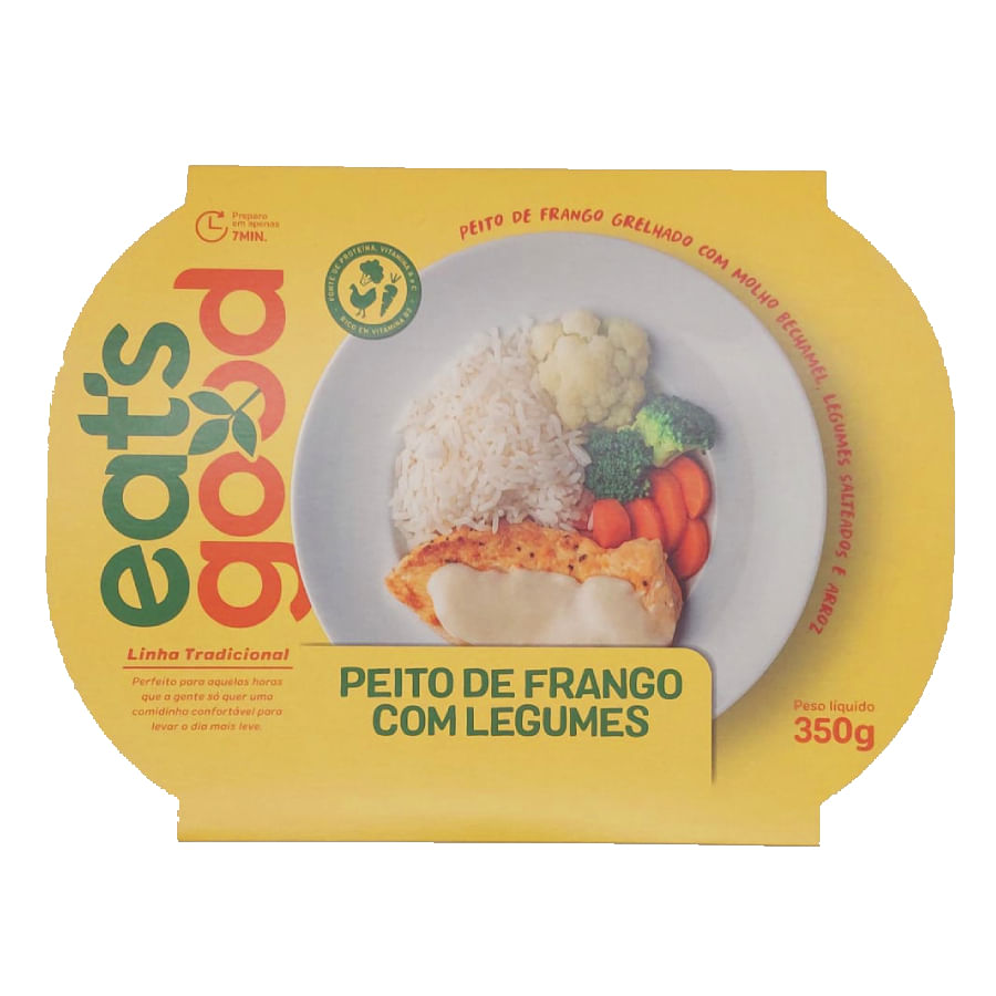 Peito de Frango EATS GOOD Com Legumes Congelado 350g