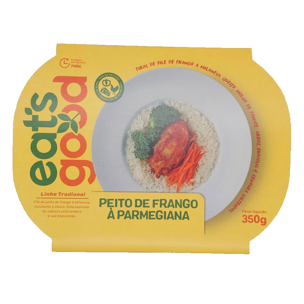 Peito de Frango EATS GOOD Parmegiana Congelado 350g
