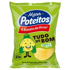 Batata MISTER POTEITOS Tudo de Bom Cebola e Salsa 45g