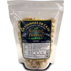 Castanhas de Caju CAJUEIRO BRASIL Caipira Sem Sal 250g