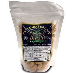 Castanhas de Caju CAJUEIRO BRASIL Premium Com Sal 250g