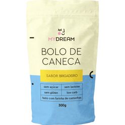 Mistura para Bolo de Caneca MY DREAM Brigadeiro Low Carb, Feito com Farinha de Castanhas Sem Açúcar e Lactose 300g
