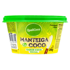 Manteiga De Coco Qualicoco Sem Sal 200g