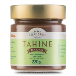 Tahine SESAMO REAL Cacau Vegano/Sem Glúten e Sem Lactose 220g