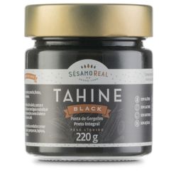 Tahine SESAMO REAL Black Gergelim Preto Integral Sem Glúten/ Sem Lactose/Vegano 220g