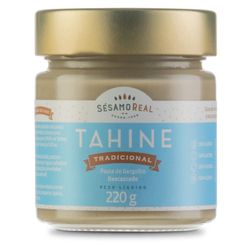 Tahine SESAMO REAL Tradicional Vegano/Sem Glúten e sem Lactose 220g