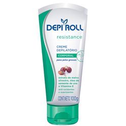 Creme Depilatório DEPI ROLL para Pêlos Grossos 100g