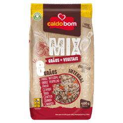 Arroz Integral CALDO BOM Grãos e Vegetais 400g