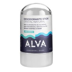 Desodorante ALVA Kristall-Deo Stick Sensitive Dura Até 1 Ano 60g