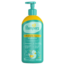 Sabonete Líquido PAMPERS Cabeça aos Pés Glicerina 400ml