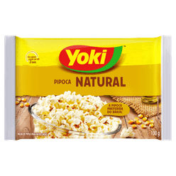 Milho de Pipoca YOKI Para Micro-Ondas Natural 100g