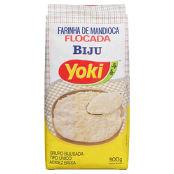 Farinha de Mandioca YOKI Biju Flocada 500g