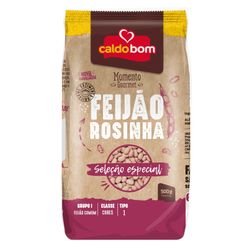 Feijão rosinha CALDO BOM pacote 500g