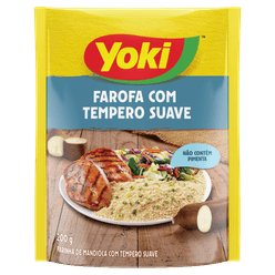 Farofa Pronta YOKI com Tempero Suave mais Temperos Naturais 200g