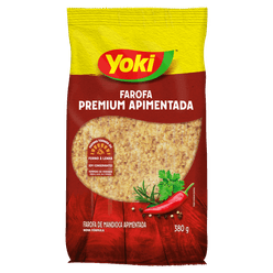 Farofa YOKI Apimentada Premium 380g