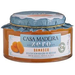 Geléia C CASA MADEIRA Vegano Damasco Zero Adição de Áçúcar 220g