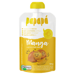 Papinha PAPAPÁ Orgânica Manga 100g