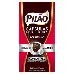 Café PILÃO Fortíssimo com 10 Cápsulas