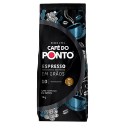 Café DO PONTO Torrado em Grãos Espresso 1kg