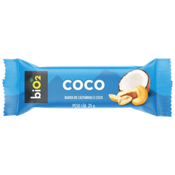 Barra de Castanha BIO2 7 Nuts Coco Não Contem Glúten 25g