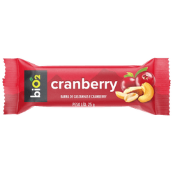 Barra de Castanhas BIO2 7 Nuts Cranberry Sem Glúten 25g