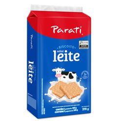 Biscoito doce PARATI sabor Leite 370g