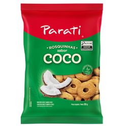 Biscoito doce Rosca PARATI sabor Coco 335g